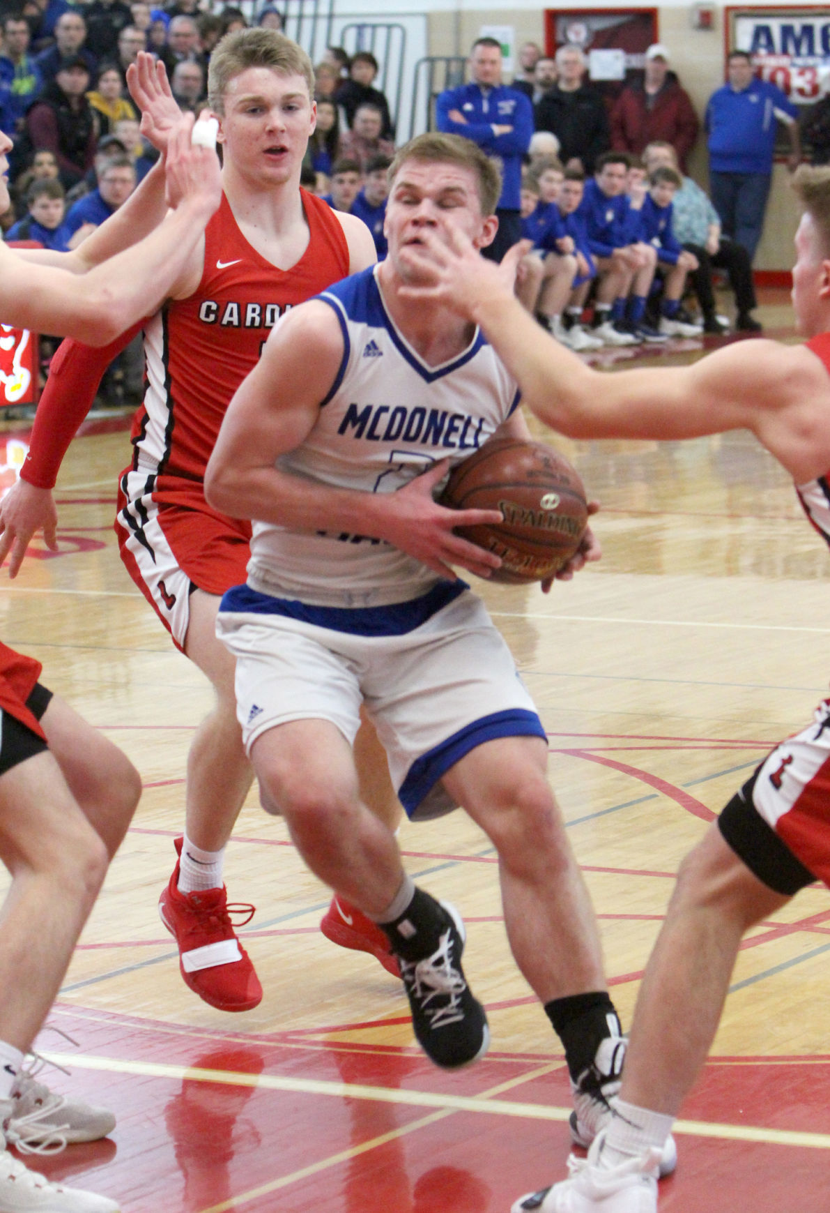 McDonell boys basketball vs Luck at Chi-Hi 3-9-19
